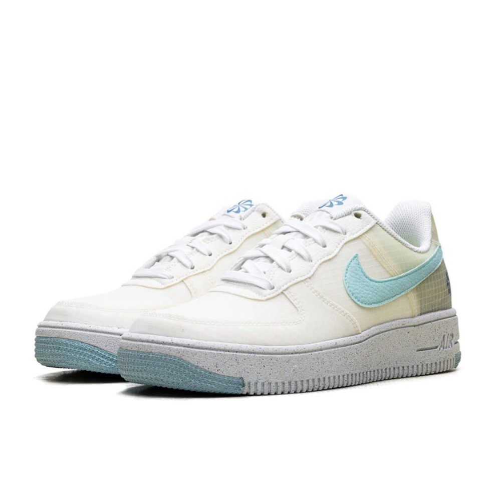Nike Air Force 1 Low Crater (GS) Big Kids' Shoes White Copa DC9326-100•Size 6.5Y